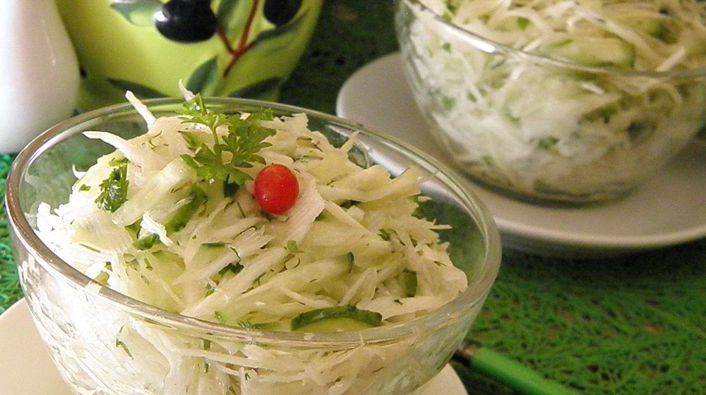 Как приготовить салат из капусты