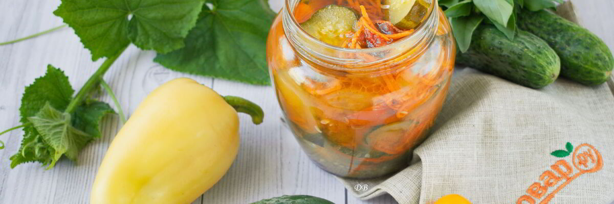 Рецепт Салата из огурцов Привет из лета