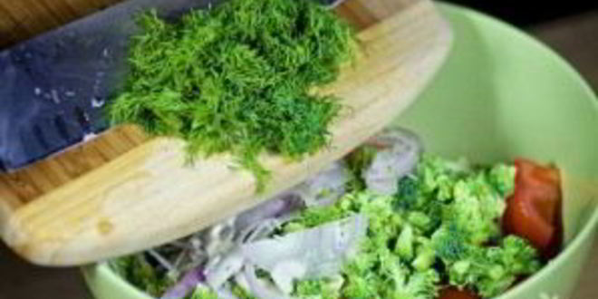 Рецепт салата легкого перекус