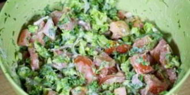 Рецепт салата легкого перекус