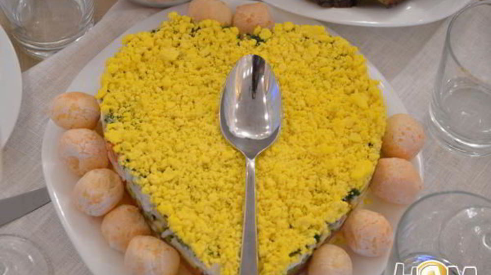 Как приготовить декабрьскую мимозу