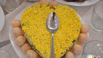 Рецепт Декабрьской Мимозы