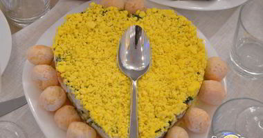 Рецепт Декабрьской Мимозы