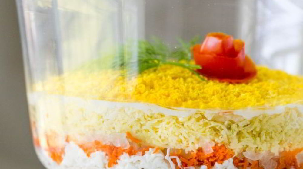 Как приготовить мимозу с тунцом