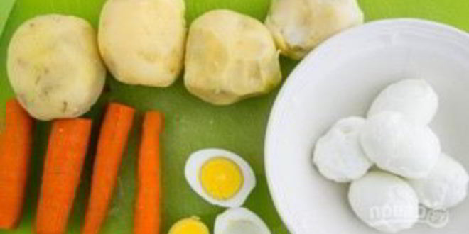 Рецепт мимозы с тунцом