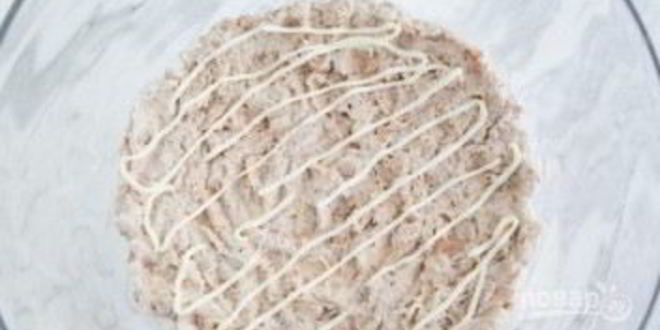 Рецепт мимозы с тунцом