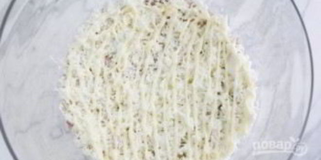 Рецепт мимозы с тунцом