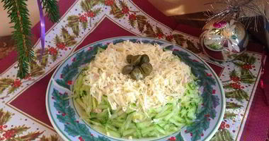 Рецепт Салата Альтернативная мимоза