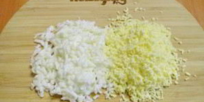 Рецепт салата мимоза без картофеля