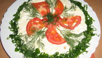 Рецепт Салата Мимоза классическая с лососем