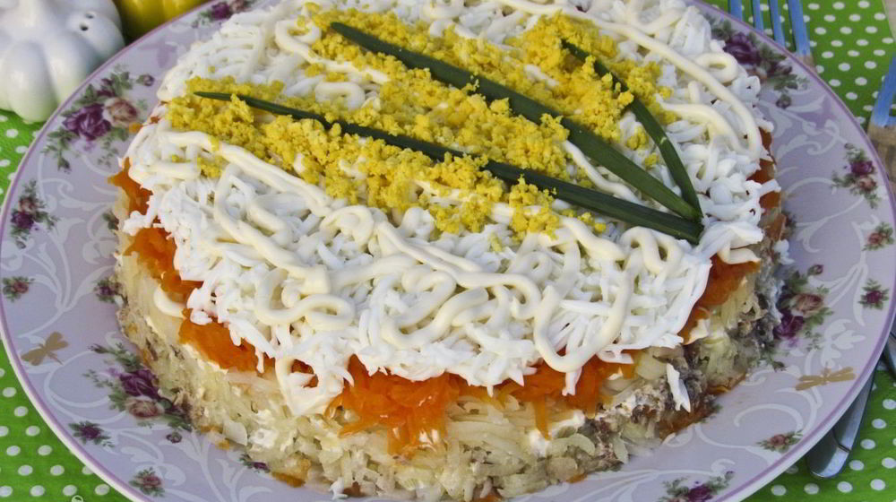 Как приготовить салат мимоза классический