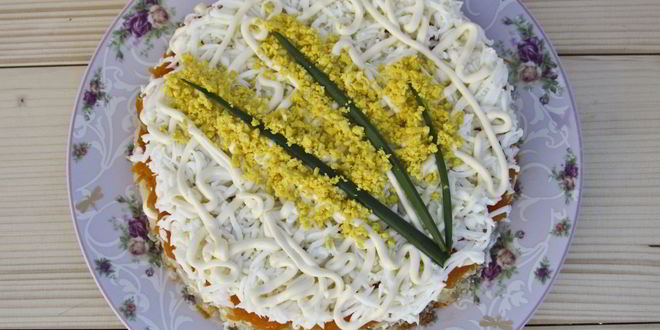 Рецепт салата мимоза классический