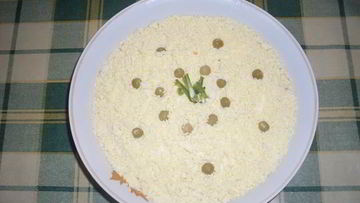 Рецепт Салата Мимоза нежная с картошкой