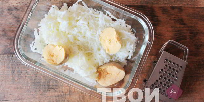 Рецепт салата мимоза с горбушей