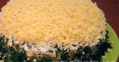 Рецепт Салата Мимоза с сыром