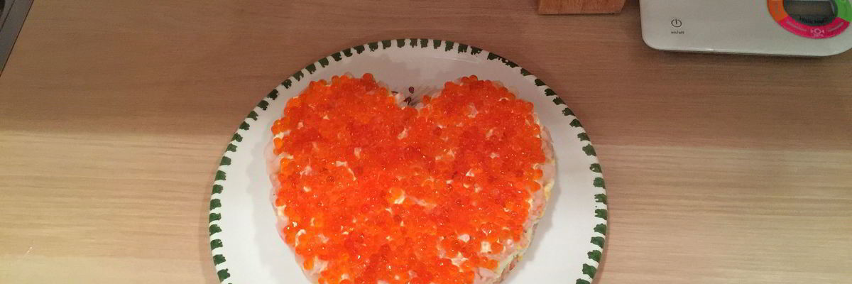 Рецепт Креветок под шубой