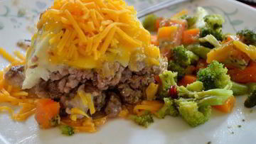 Рецепт Мясного хлеба под шубой