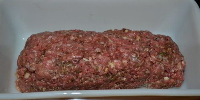 Рецепт мясного хлеба под шубой