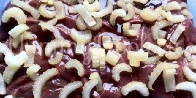 Рецепт печени под шубой