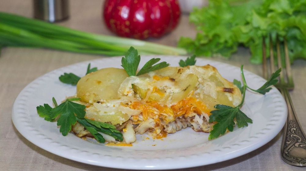 Как приготовить рыбу под шубой запеченная в духовке