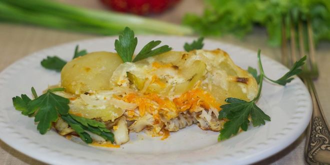 Рецепт рыбы под шубой запеченная в духовке