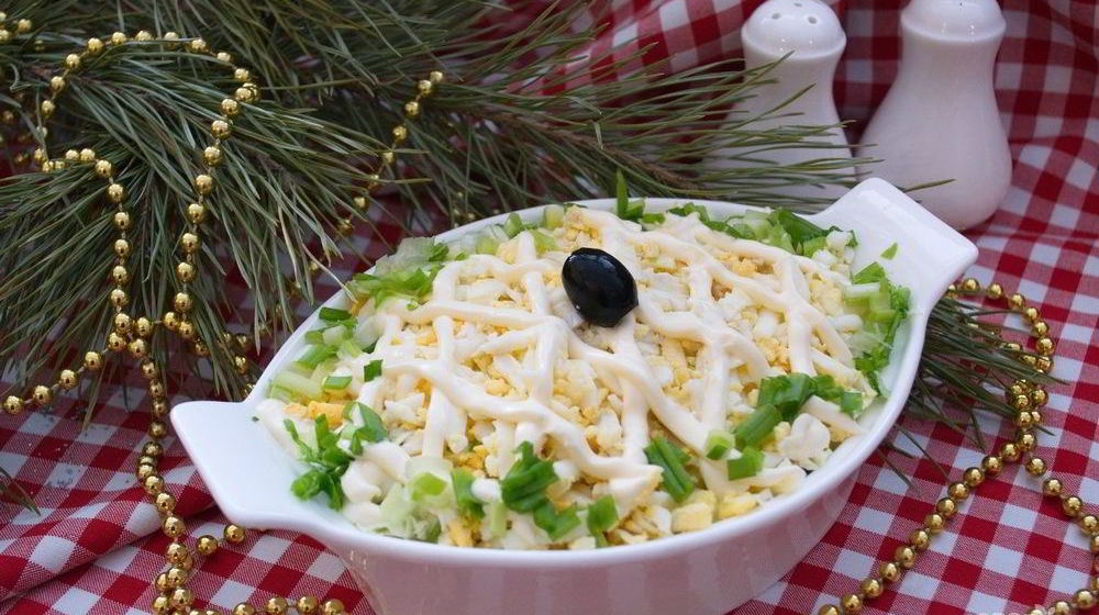 Как приготовить салат кальмары под шубой