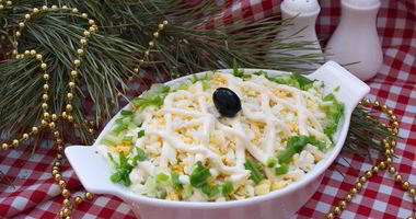 Рецепт Салата Кальмары под шубой