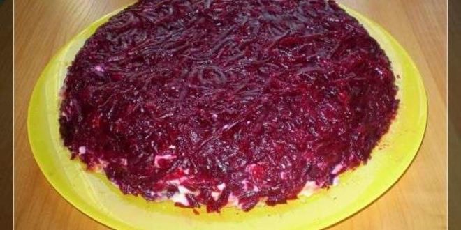 Рецепт салата сельдь под шубой