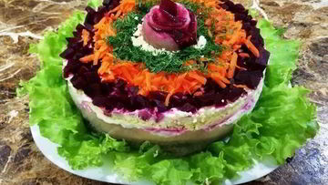 Рецепт Салата Шуба под сельдью