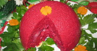 Рецепт Салата-суфле Селедка под шубой