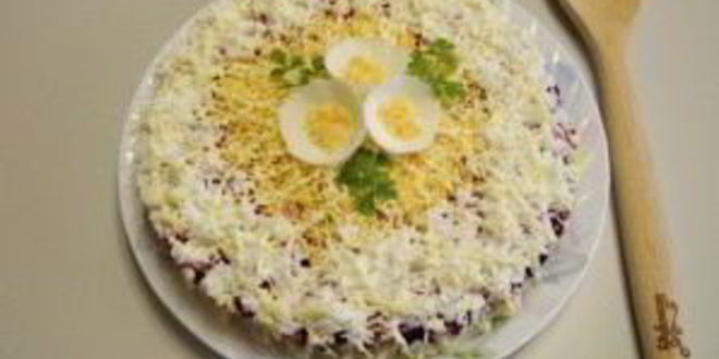 Рецепт селедки под шубой без майонеза