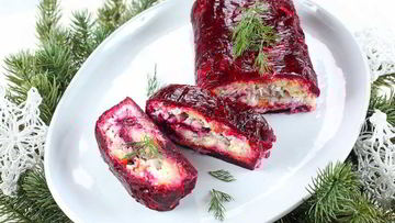 Рецепт Селедки под шубой рулетом