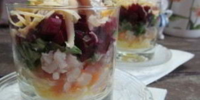 Рецепт селедки под шубой с маринованным луком