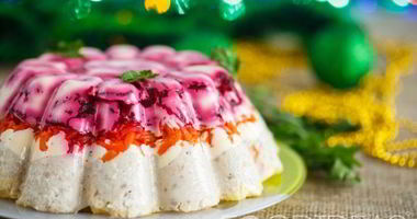 Рецепт Селедки под шубой с желатином