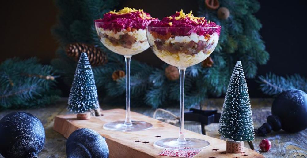 Рецепт селедку под шубой в желе