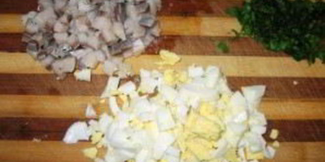 Рецепт селедки под шубой в тарталетках