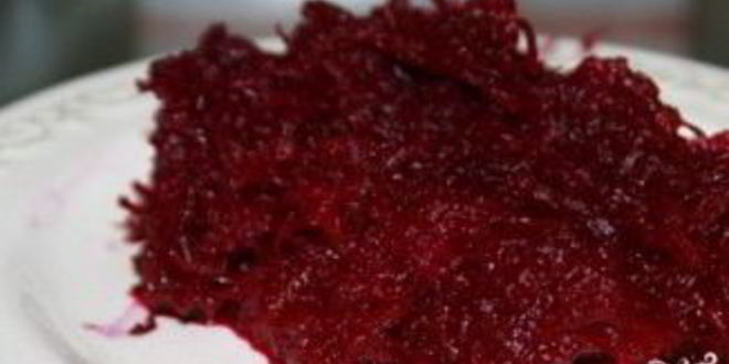 Рецепт селедки под шубой в виде клубники