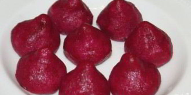 Рецепт селедки под шубой в виде клубники