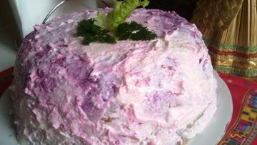 Рецепт Селедки под шубой в желе