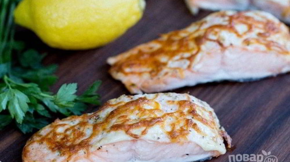 Как приготовить семгу под шубой в духовке