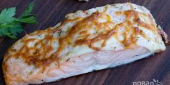 Рецепт семги под шубой в духовке