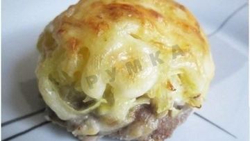 Рецепт Шариков из фарша под шубой в духовке