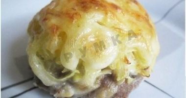 Рецепт Шариков из фарша под шубой в духовке
