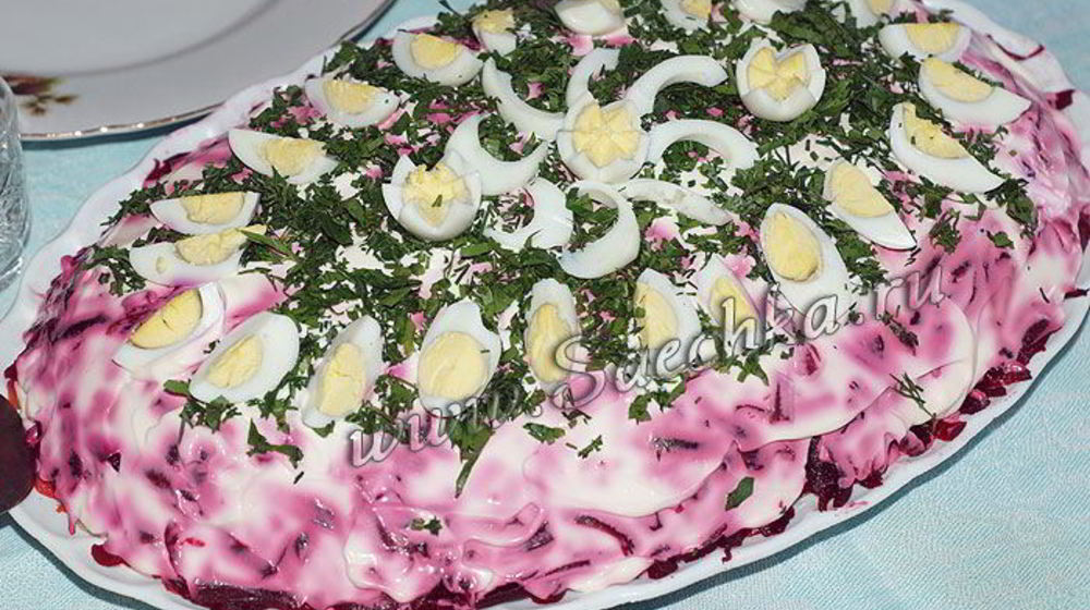 Как приготовить слои салата селедка под шубой