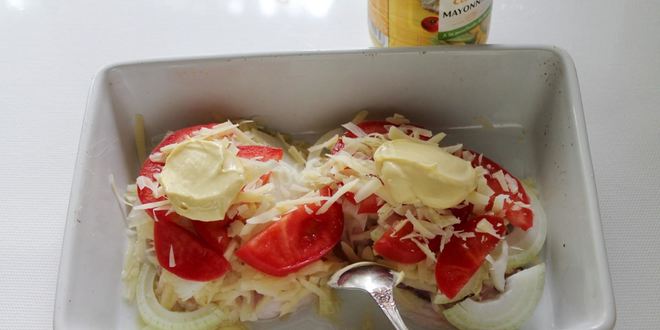 Рецепт свинины под шубой