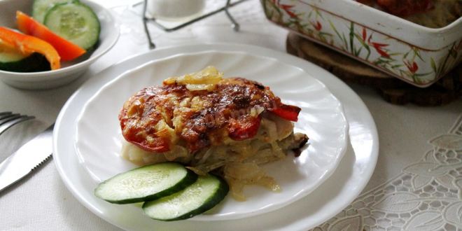 Рецепт свинины под шубой