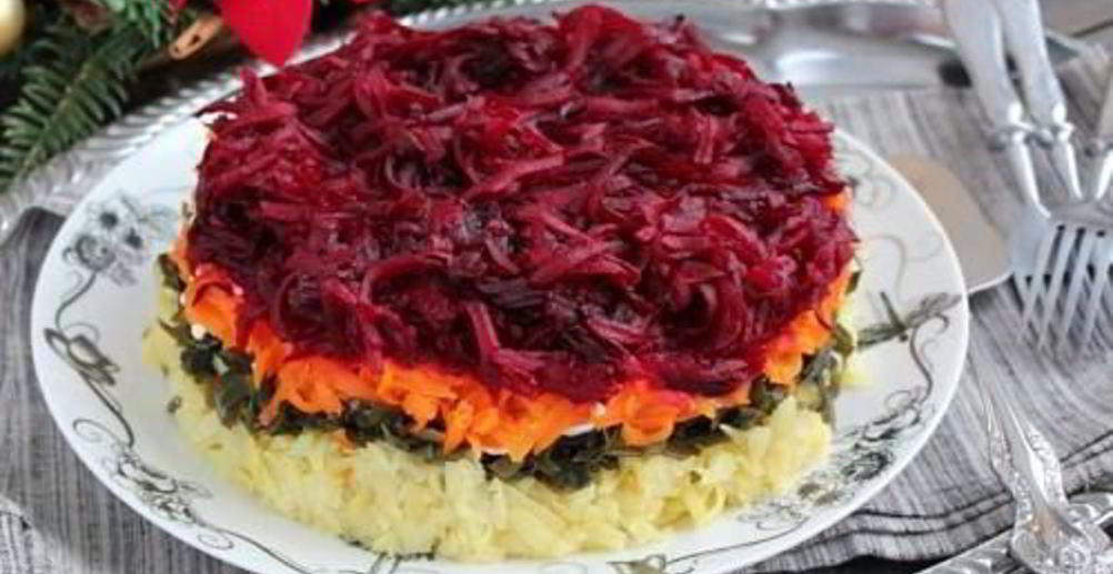 Рецепт селедку под шубой в стаканчиках