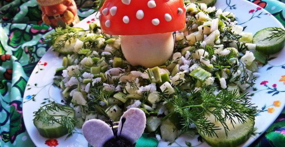 Рецепт салат с авокадо и хурмой