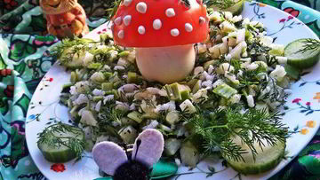 Рецепт Салата Полянка