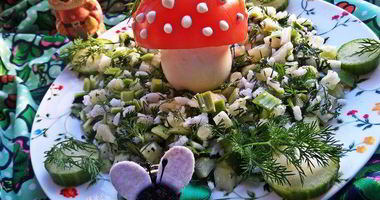 Рецепт Салата Полянка